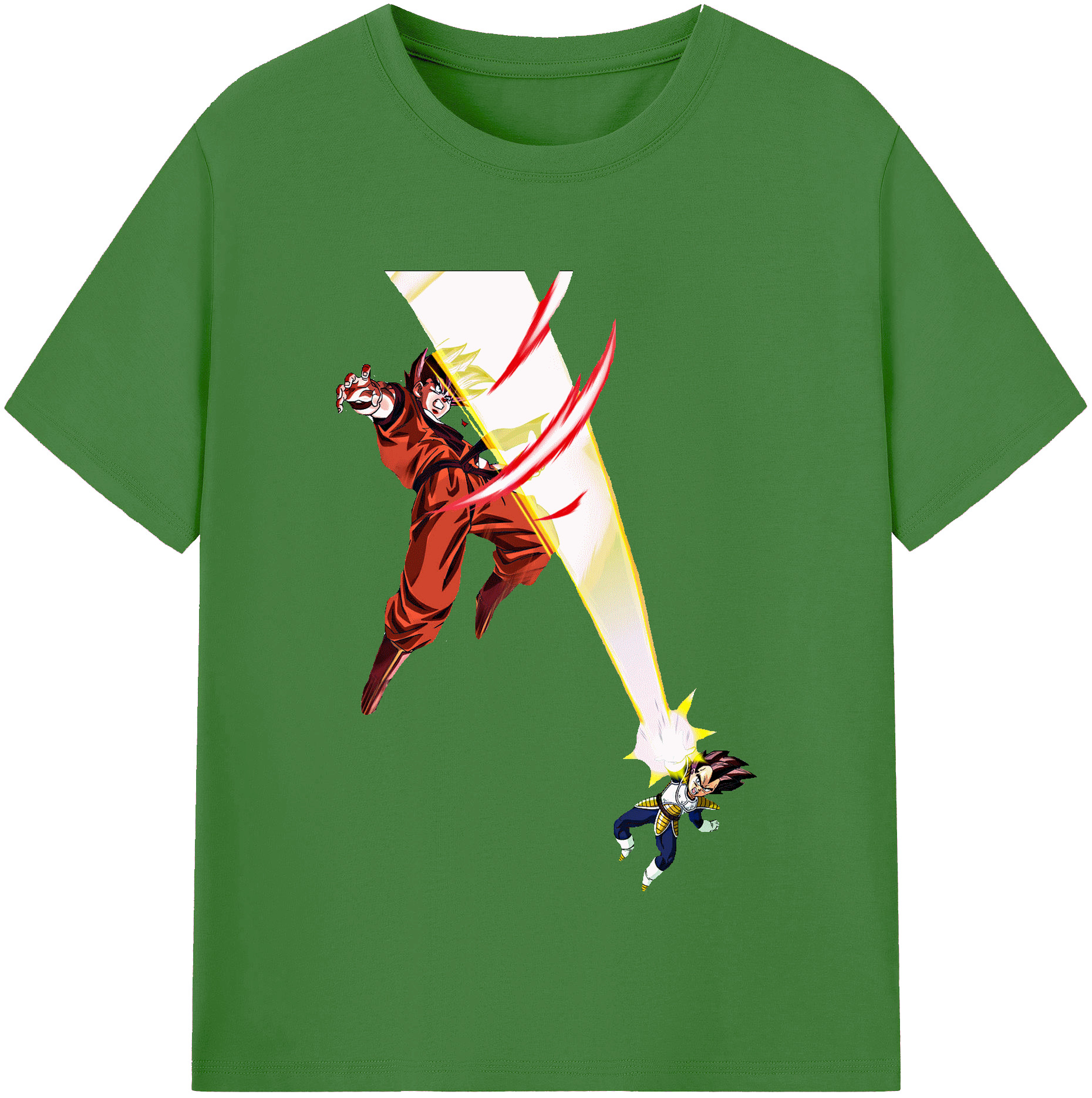 （画像用） ドラゴンボール ベジータ四世（Bejīta Yonsei）DRAGON BALL Vegeta IV レディースカジュアルプリントTシャツ（綿100％）